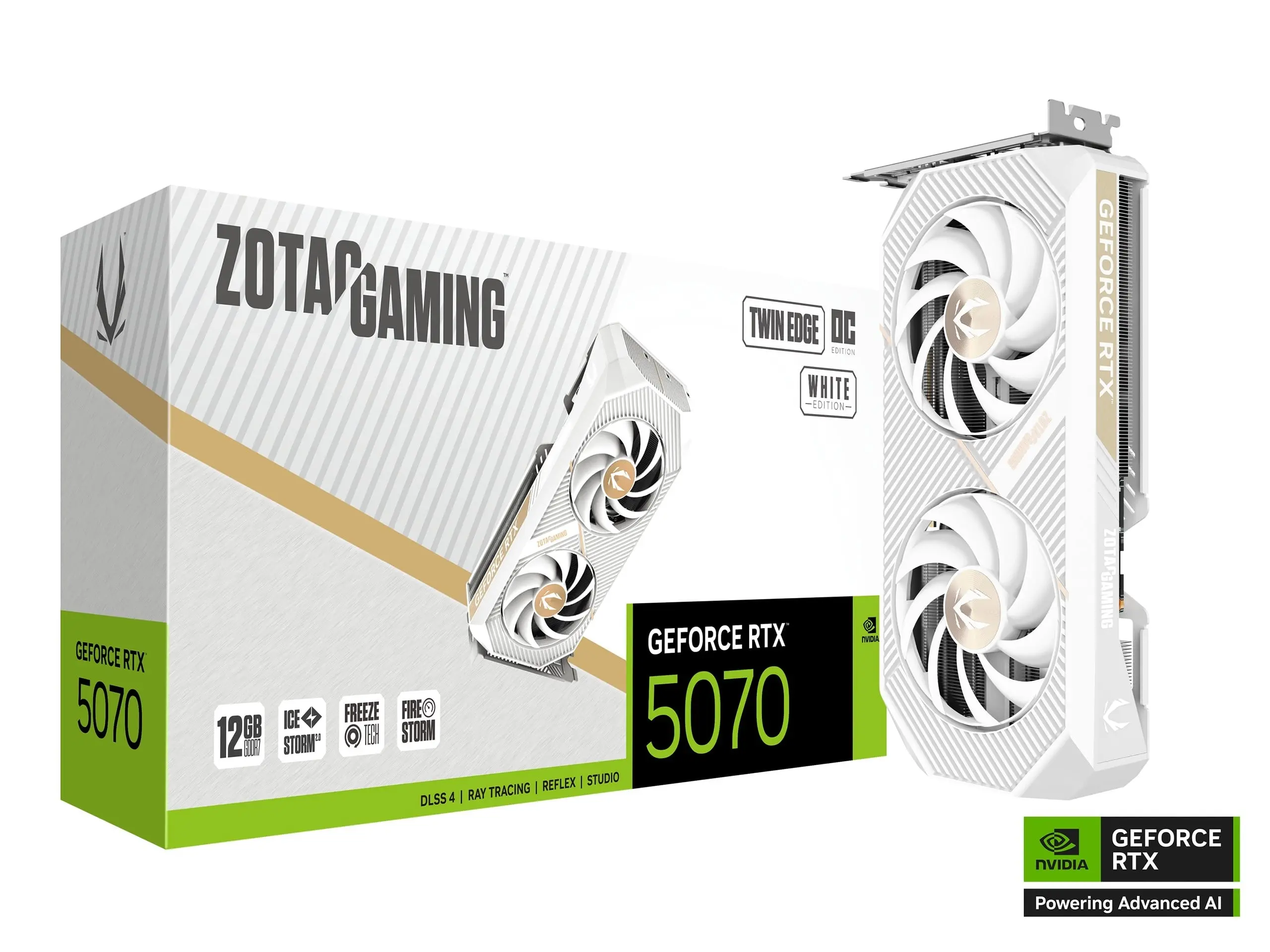 ZOTAC RTX 5070 12GB TwinEdge White