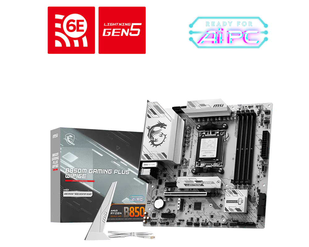 MSI B850M GAMING PLUS WIFI6E