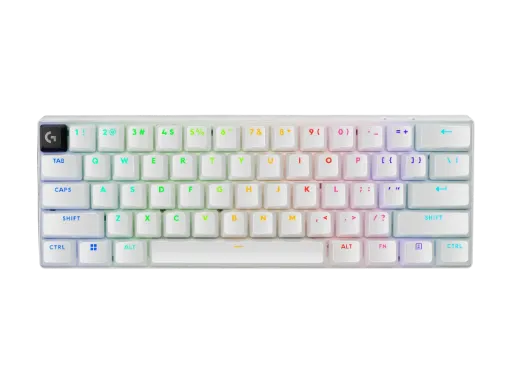 Logitech G PRO X 60% Wireless Gaming Keyboard (Tactile Optical) (White)