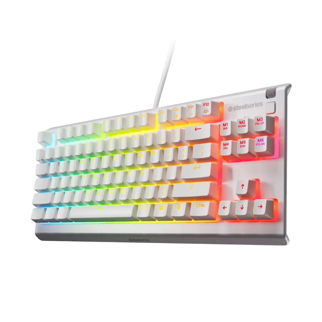 SteelSeries Apex 3 TKL RGB Gaming Keyboard (White)