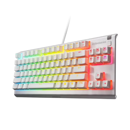 SteelSeries Apex 3 TKL RGB Gaming Keyboard (White)