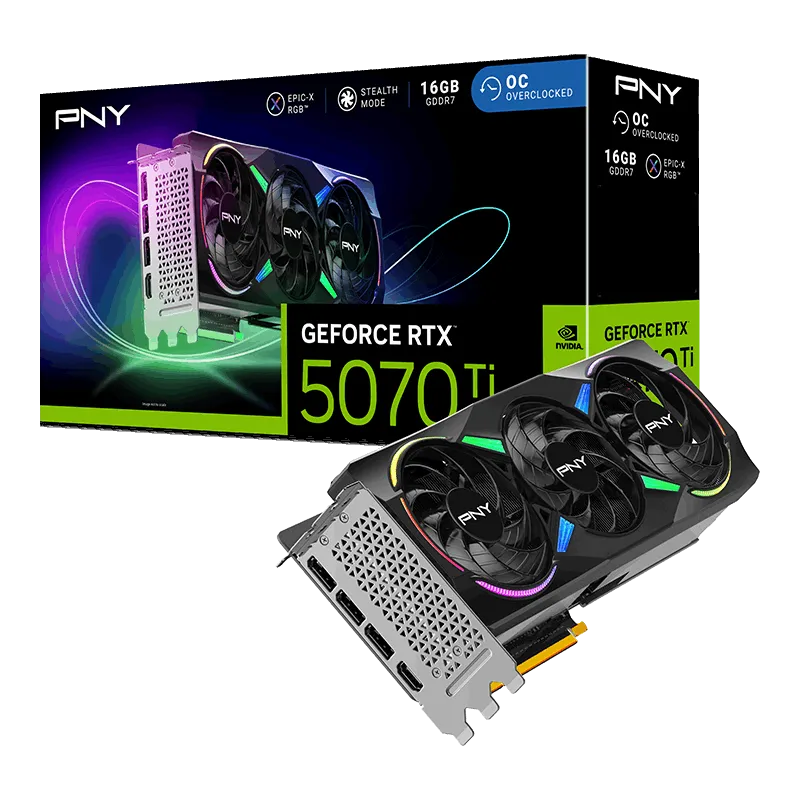 PNY RTX 5070 Ti 16GB Epic-X
